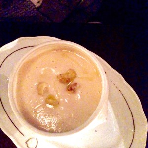 Cauliflower Veloute, La Societe, Toronto, restaurant, winterlicious