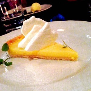Lemon meringue tart, pie, la societe, dessert, food, winterlicious, toronto, 2015