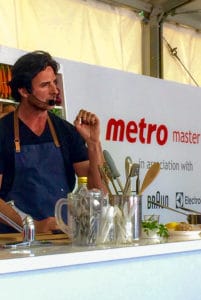 Chef Mike Ward teaching the Metro Master Class