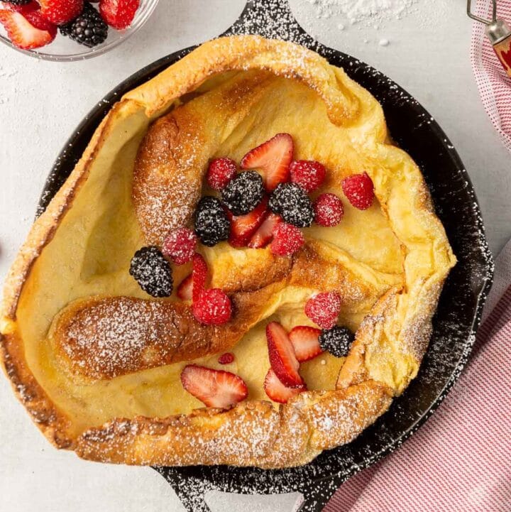 Dutch Baby Pancake Chocolates & Chai